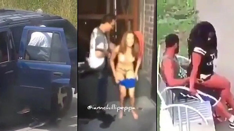 Une compilation de couples surpris pendant la baise (voyeur)